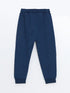 LC Waikiki Crew Neck Printed Baby Boy Sweatshirt and Trousers 2-Pack Set